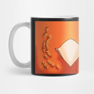 Orange Bird Mask Mug